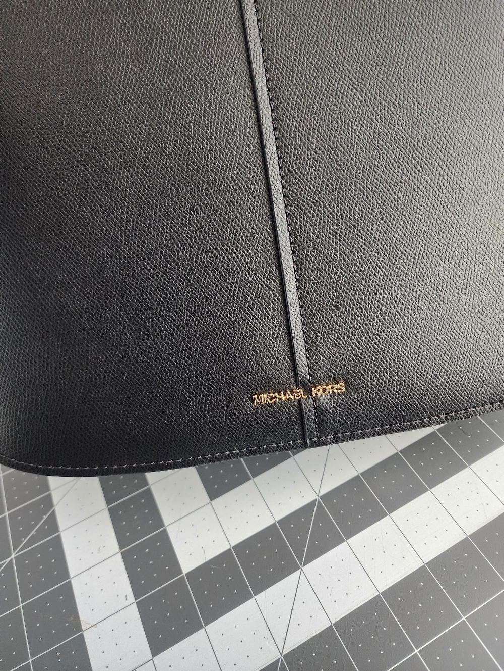 Michael Kors Alice Black Leather Zip Shoulder Bag New With Tags Structured Purse - Picture 7 of 11